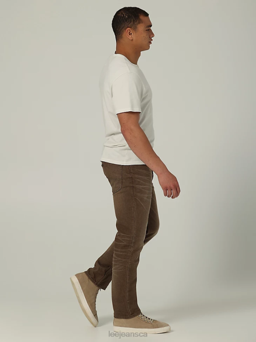 Lee Men Heritage Regular Straight Jean Brown Clothing 480T623 - Image 3