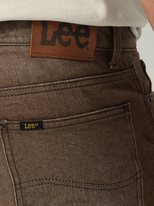 Lee Men Heritage Regular Straight Jean Brown Clothing 480T623 - Image 6