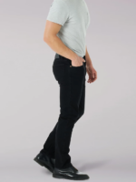 Lee Men Legendary Regular Tapered Jean Overdye Black Clothing 480T675 - Image 3