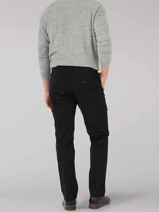 Lee Men MVP Straight Fit Cargo Pant Union All Black Clothing 480T814 - Image 2