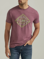 Lee Men Not The Few Graphic Tee Boysenberry Clothing 480T867