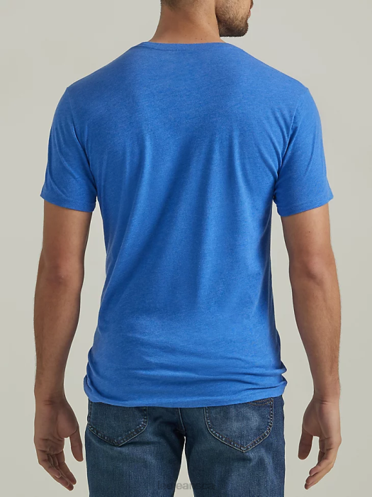 Lee Men Outdoor Lifestyle Graphic Tee Beaucoup Blue Clothing 480T878 - Image 2