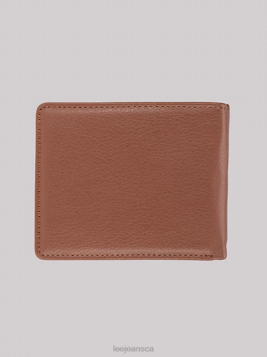 Lee Men Pebble Bifold Wallet 2-Piece Set Cognac Accessory 480T1160 - Image 4