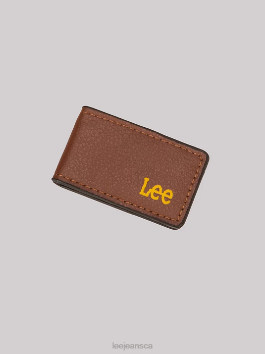 Lee Men Pebble Bifold Wallet 2-Piece Set Cognac Accessory 480T1160 - Image 5