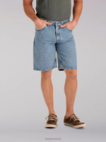 Lee Men Regular Fit Short Light Stone Clothing 480T1086