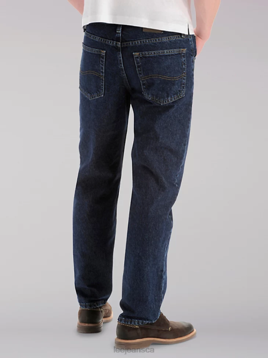 Lee Men Regular Fit Straight Leg Jean (Big&Tall) Dark Stone Clothing 480T576 - Image 2