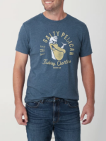 Lee Men Salty Pelican Graphic Tee Midnight Navy Clothing 480T846
