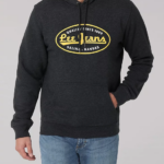 Lee Men Service Patch Hoodie Jet Black Clothing 480T955