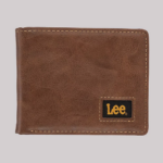 Lee Men Slim Bifold Wallet 2-Piece Set Brown Accessory 480T1164