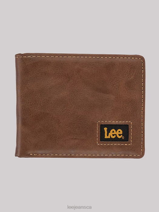 Lee Men Slim Bifold Wallet 2-Piece Set Brown Accessory 480T1164 - Image 1
