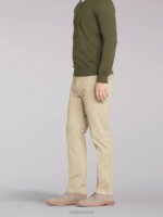 Lee Men Total Freedom Slim Flat Front Pant Khaki Clothing 480T792 - Image 3
