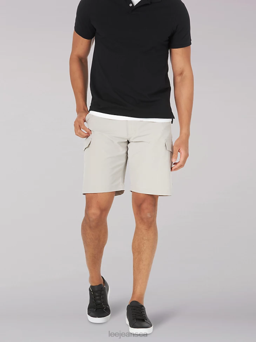 lee_men_tri_flex_cargo_short_dove_clothing_480t1036.png Lee Men Tri-Flex Cargo Short Dove Clothing 480T1036 - Image 1