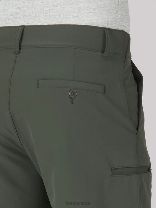 Lee Men Tri-Flex Cargo Short Frontier Olive Clothing 480T1040 - Image 5