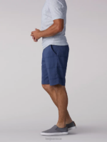 Lee Men Tri-Flex Shorts Ocean Blue Clothing 480T1068 - Image 3