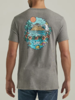 Lee Men Tropical Graphic Tee Graphite Clothing 480T850 - Image 2