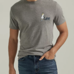 Lee Men Tropical Graphic Tee Graphite Clothing 480T850