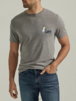 Lee Men Tropical Graphic Tee Graphite Clothing 480T850