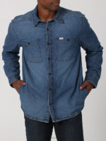 Lee Men Workwear Denim Overshirt Paw Denim Clothing 480T936