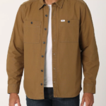 Lee Men Workwear Solid Overshirt Tumbleweed Clothing 480T924