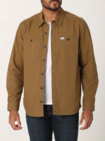 Lee Men Workwear Solid Overshirt Tumbleweed Clothing 480T924