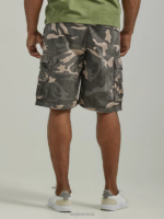 Lee Men Wyoming Cargo Short (Big & Tall) Ash Camo Clothing 480T1048 - Image 2