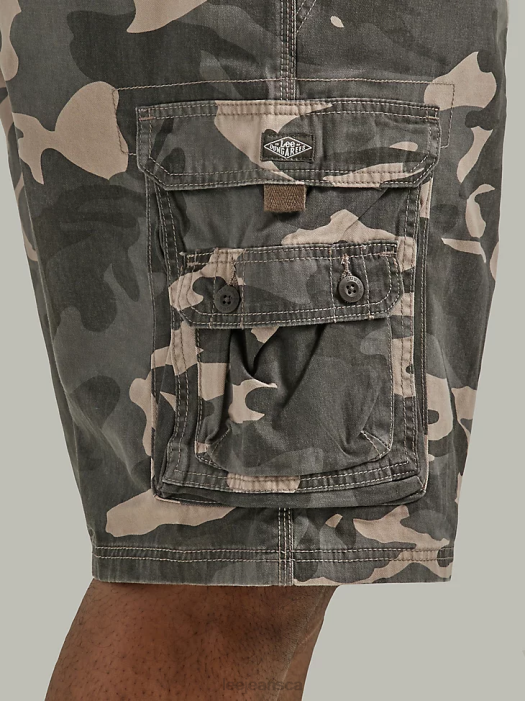 Lee Men Wyoming Cargo Short (Big & Tall) Ash Camo Clothing 480T1048 - Image 4