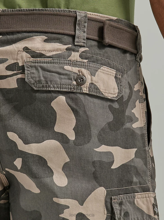Lee Men Wyoming Cargo Short (Big & Tall) Ash Camo Clothing 480T1048 - Image 5