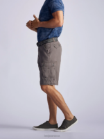 Lee Men Wyoming Cargo Short (Big&Tall) Bourbon Clothing 480T1051 - Image 2