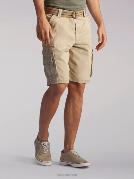 Lee Men Wyoming Cargo Short (Big&Tall) Buff Clothing 480T1050