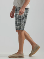 Lee Men Wyoming Cargo Short Olive Green Plaid Clothing 480T964 - Image 4