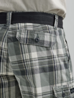 Lee Men Wyoming Cargo Short Olive Green Plaid Clothing 480T964 - Image 6