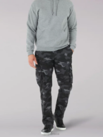 Lee Men Wyoming Relaxed Fit Cargo Twill Pant Grunge Camo Clothing 480T798
