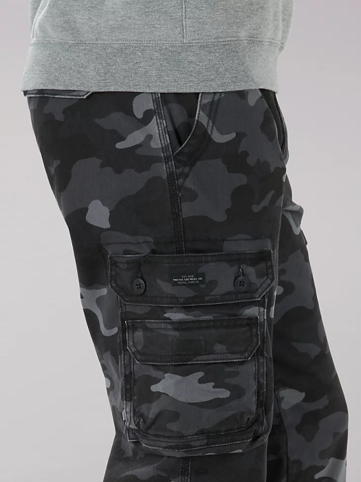 Lee Men Wyoming Relaxed Fit Cargo Twill Pant Grunge Camo Clothing 480T798 - Image 5