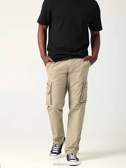 Lee Men Wyoming Relaxed Fit Ripstop Cargo Pant Kansas Khaki Clothing 480T805 - Image 1