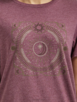 Lee Women Cosmic Moon Graphic Tee Boysenberry Clothing 480T347 - Image 3