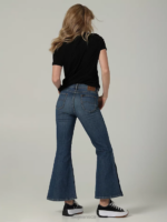 Lee Women European Collection High Rise Split Flare Jean Sunstone Clothing 480T173 - Image 2