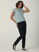Lee Women H.D. Maven Ankle Pant Rivet Navy Clothing 480T191 - Image 2