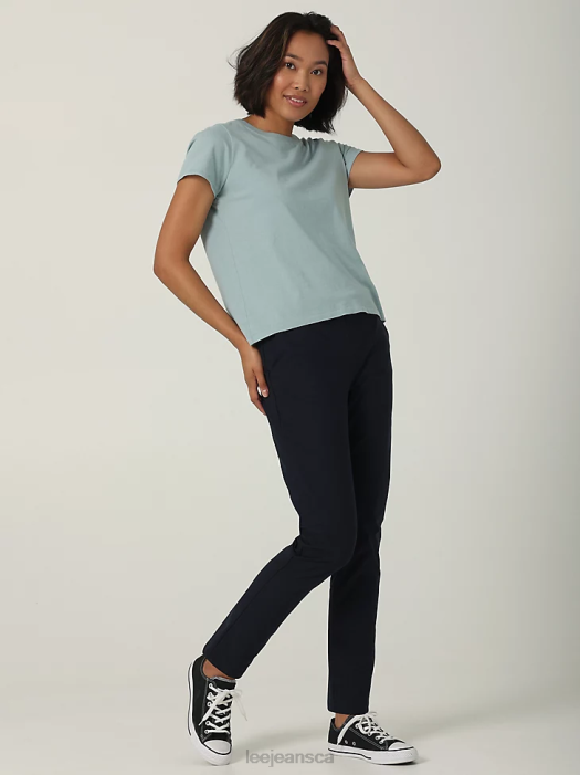 Lee Women H.D. Maven Ankle Pant Rivet Navy Clothing 480T191 - Image 2