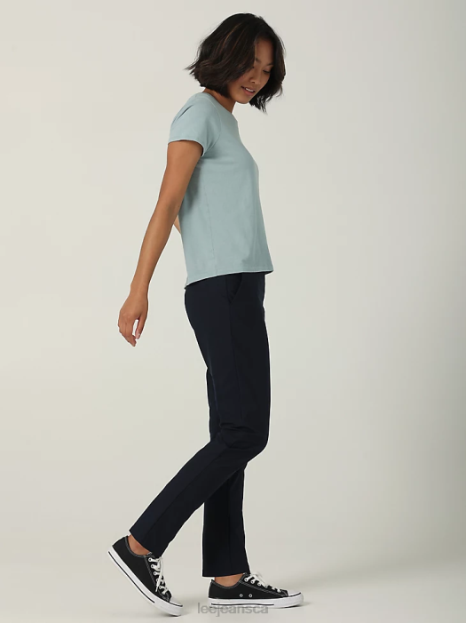 Lee Women H.D. Maven Ankle Pant Rivet Navy Clothing 480T191 - Image 3