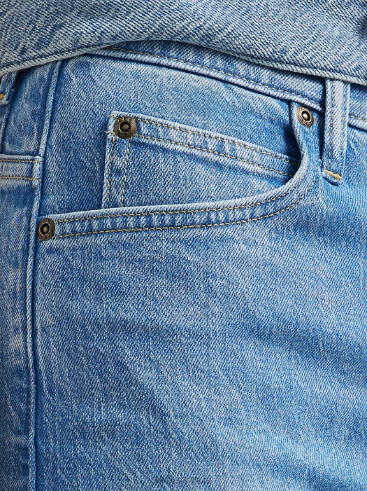 Lee Women High Rise A-Line Jean Rocky Blue Clothing 480T155 - Image 3