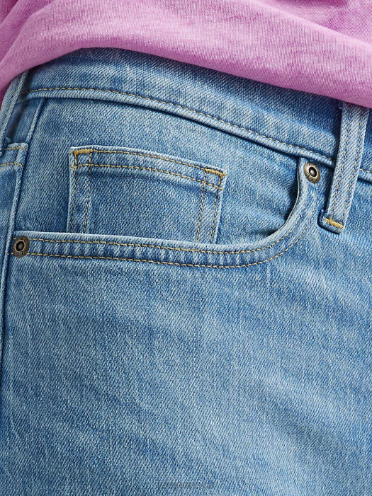 Lee Women High Rise Ripped Flare Jean Glacial Pace DX Clothing 480T162 - Image 5