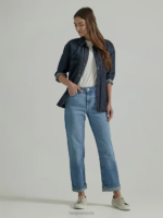 Lee Women Legendary Boyfriend Jean Home Laundered Clothing 480T8 - Image 2