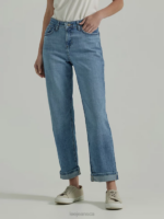 Lee Women Legendary Boyfriend Jean Home Laundered Clothing 480T8