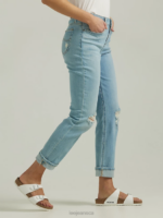 Lee Women Legendary Boyfriend Jean One Tone Clothing 480T5 - Image 3