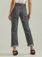Lee Women Legendary Boyfriend Jean Washed Black Clothing 480T7 - Image 3