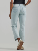 Lee Women Legendary Boyfriend Jean White Frost Clothing 480T3 - Image 2