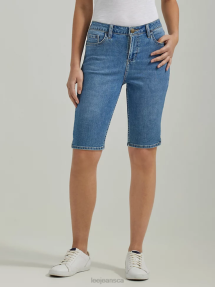 Lee Women Legendary Denim Bermuda Short Aphros Clothing 480T314