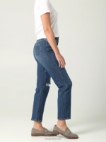 Lee Women Legendary High Rise Vintage Straight Jean Everyday Clothing 480T2 - Image 3