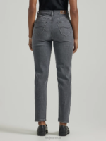 Lee Women Legendary Mom Jean Dark Grey Clothing 480T25 - Image 2