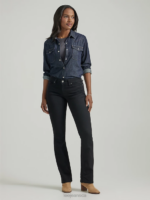 Lee Women Legendary Regular Bootcut Jean Black Clothing 480T122 - Image 2